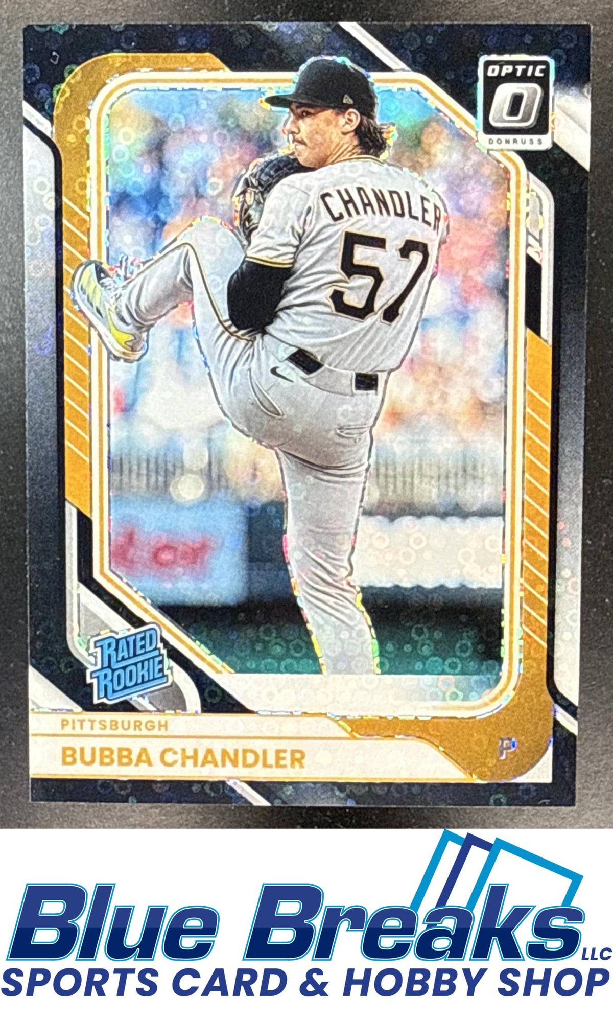 2026 Panini Donruss Bubba Chandler #5 Optic Circles Rated Rookie Pittsburgh Pirates