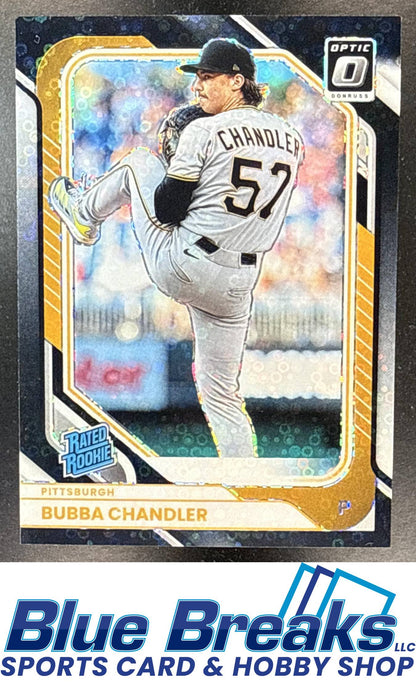 2026 Panini Donruss Bubba Chandler #5 Optic Circles Rated Rookie Pittsburgh Pirates