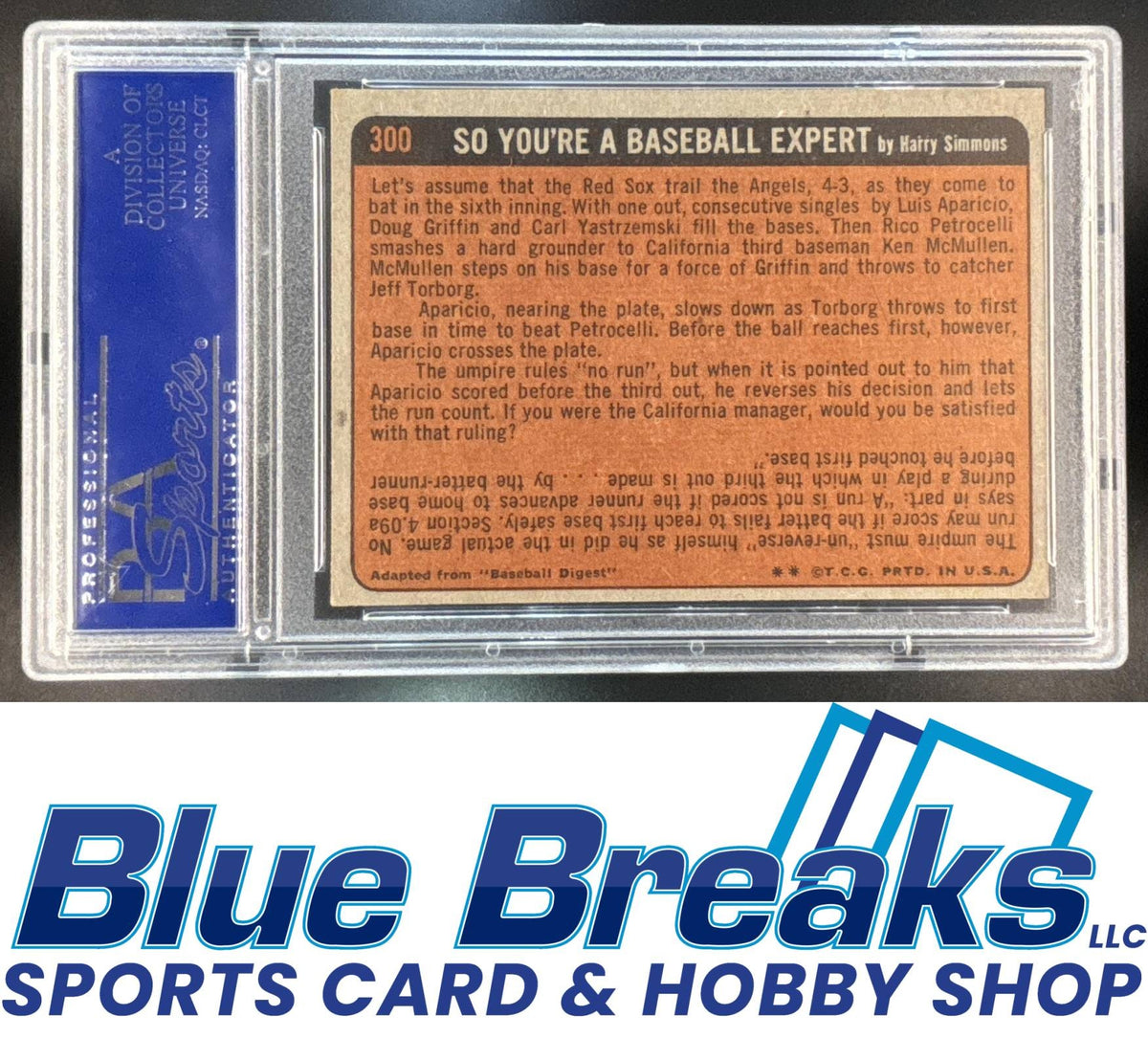 1972 Topps Hank Aaron [RC] #300 PSA 6 Braves