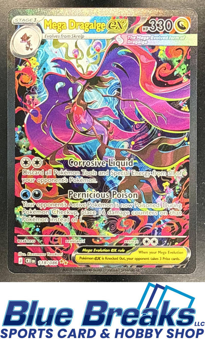 2026 Pokemon Mega Evolution Chaos Rising Dragalge ex #118/086 Special Illustration Rare