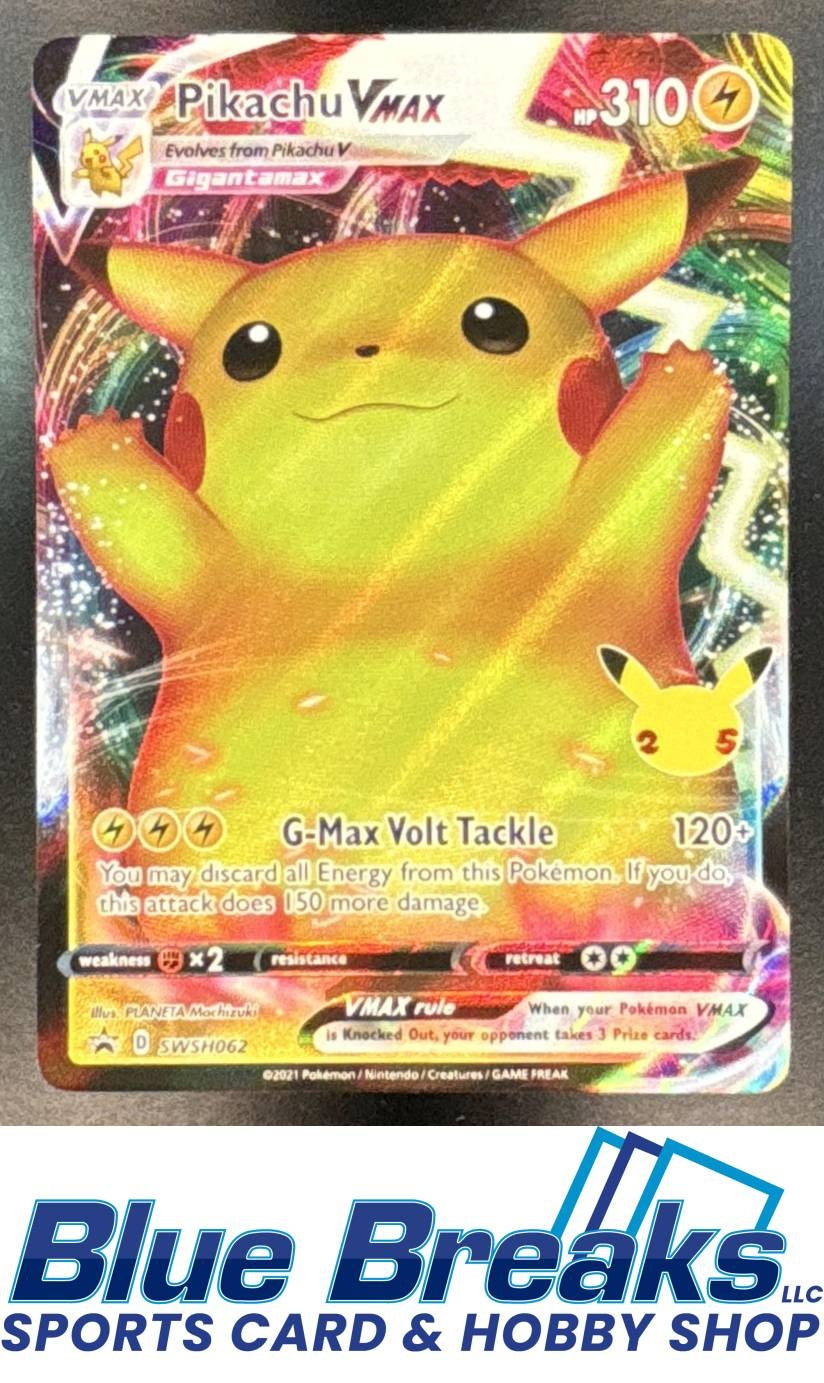 Pokemon Sword & Shield Black Star Promos Pikachu VM #SWSH062 2020