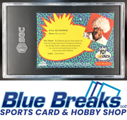 1991 Pro Set Yo! MTV Raps Biz Markie [RC] #9 SGC 9
