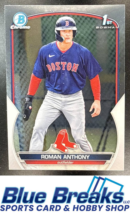 2023 Bowman Chrome Roman Anthony [RC] #BCP-71 1st Prospect Boston Red Sox