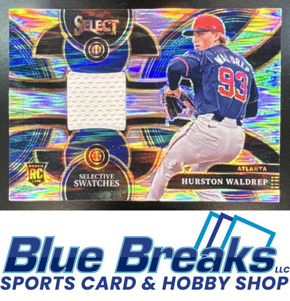 2024 Panini Select Hurston Waldrep #SS-HW Selective Swatches Flash Prizms Relic RC