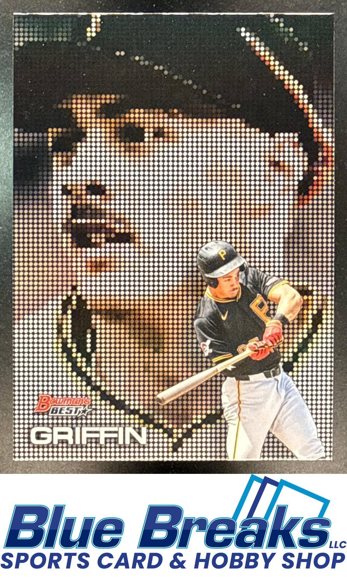 2025 Bowman's Best Pixel Portraits Konnor Griffin [RC] #P-15 Pittsburgh Pirates