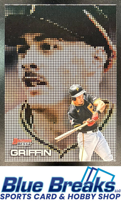 2025 Bowman's Best Pixel Portraits Konnor Griffin [RC] #P-15 Pittsburgh Pirates