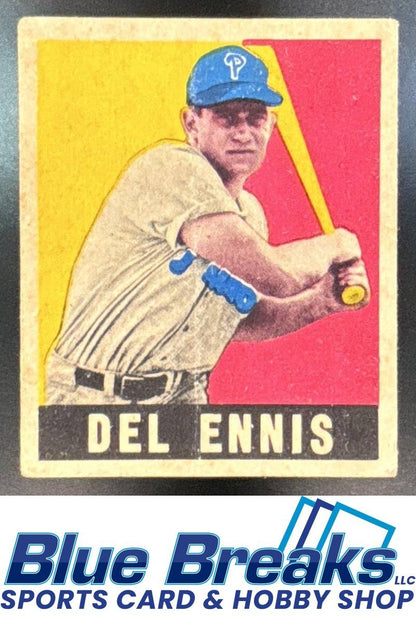 1948 Leaf Del Ennis #49 RC Phillies