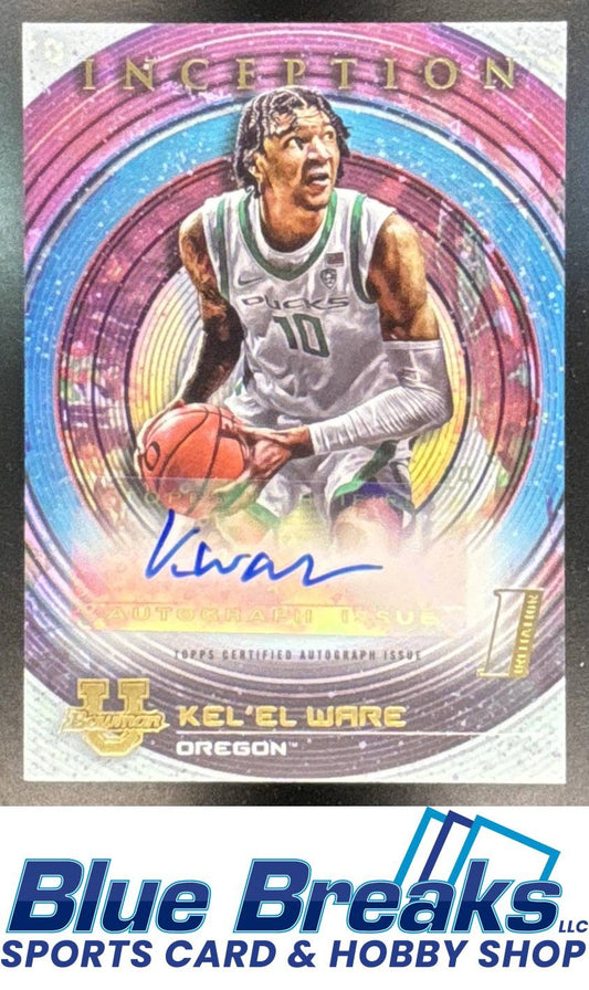 2023 Topps Bowman U Inception Auto Kel'el Ware #BIA-KW Basketball Oregon Ducks