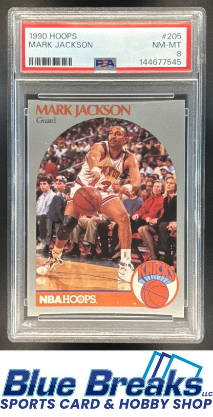 1990-91 Hoops Mark Jackson #205 PSA 8 New York Knicks