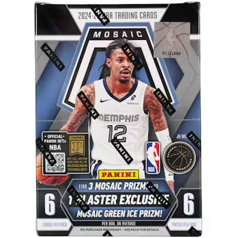2024/25 Panini Mosaic Basketball Hobby 6-Pack Blaster Box