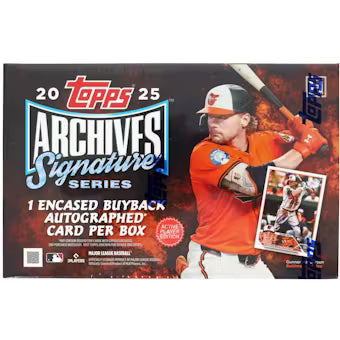2025 Topps Archives Signature Series Baseball Hobby Box - Sealed Wax