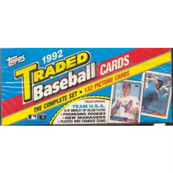 1992 Topps - Traded Baseball Cards - Complete Set - Sealed Wax