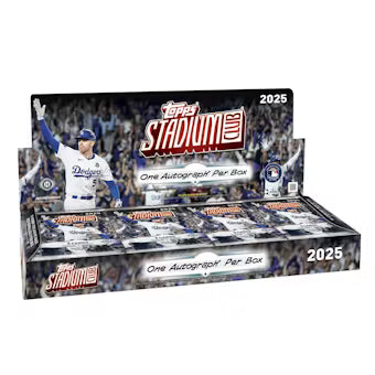 2025 Topps Stadium Club Baseball Hobby Box - Sealed Wax
