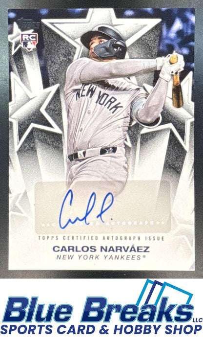 2025 Topps Baseball Stars Auto Carlos Narvaez #BSA-NAR New York Yankees