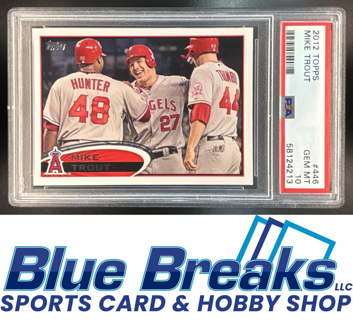 2012 Topps Mike Trout [RC] #446 PSA 10 Angels