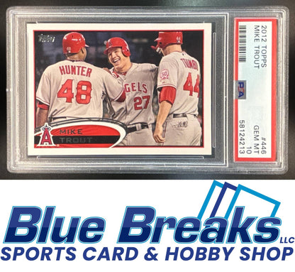 2012 Topps Mike Trout [RC] #446 PSA 10 Angels