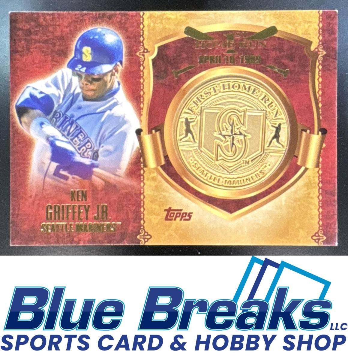 2015 Topps Update Ken Griffey Jr. #FHRM-17 First Home Run Medallion Seattle Mariners