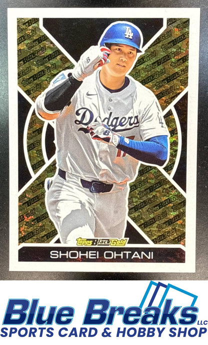 2025 Topps Update Black Gold Shohei Ohtani [RC] #BG-19 Los Angeles Dodgers
