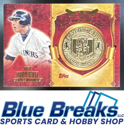 2015 Topps Alex Rodriguez #FHRM-ARO First Home Run Medallions Seattle Mariners
