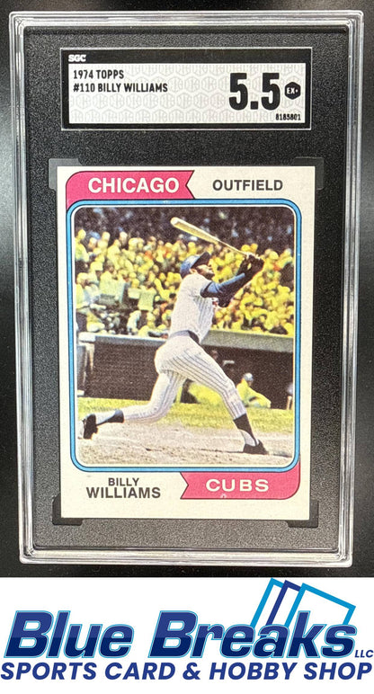 1974 Topps Billy Williams #110 SGC 5.5 Chicago Cubs
