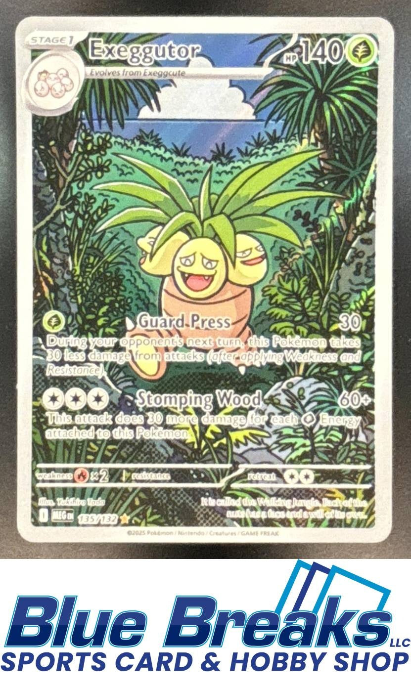2025 Pokemon Mega Evolution Exeggutor #135/132 Illustration Rare