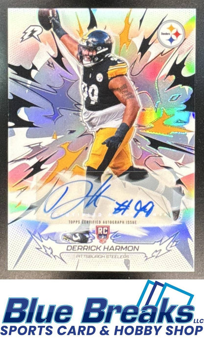 2025 Topps Resurgence Derrick Harmon #181 Rookie Signatures RC Auto Pittsburgh Steelers