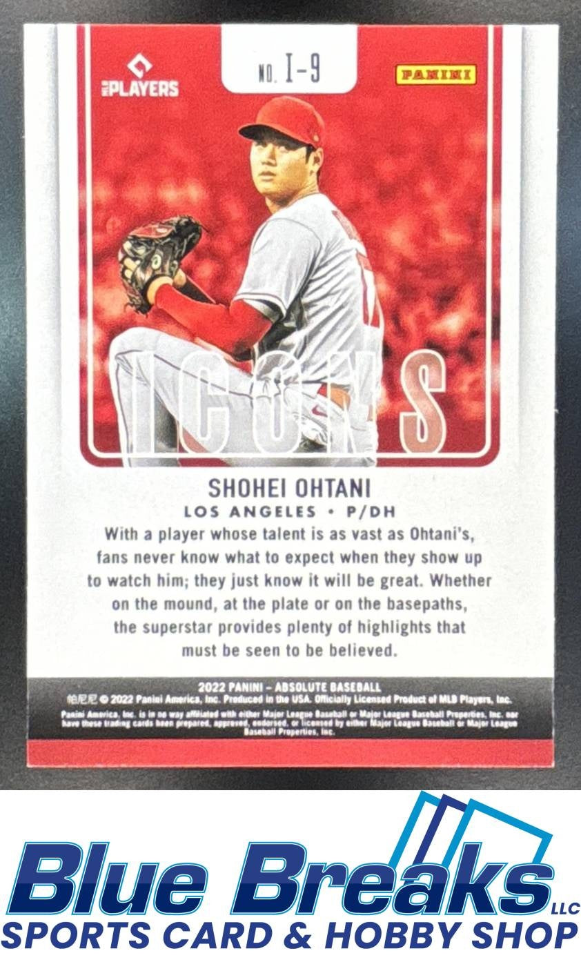 2022 Panini Absolute Icons Retail Shohei Ohtani [RC] #I-9 Los Angeles Angels