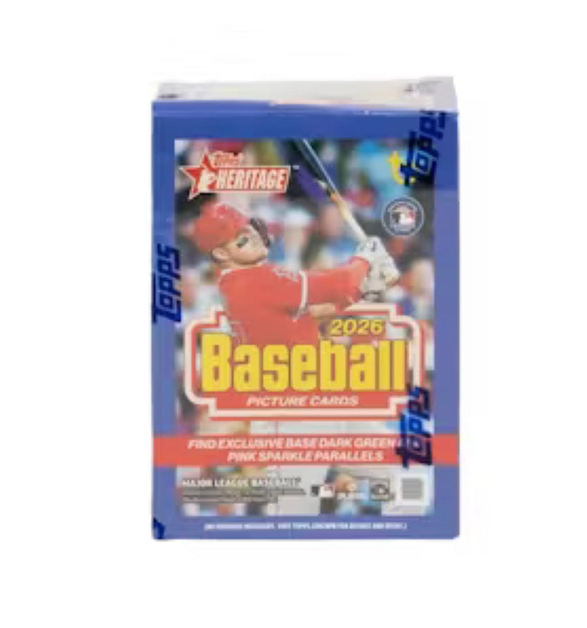 2026 Topps Heritage Baseball Blaster Box - Sealed Wax