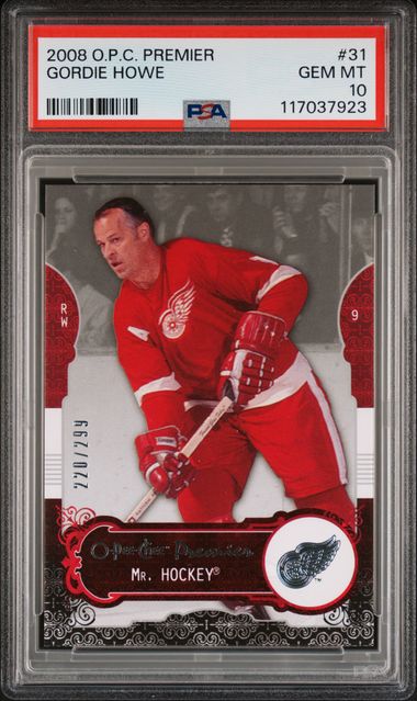 2008 O Pee Chee - Gordie Howe - Detroit Red Wings - Hockey - #31 - PSA 10