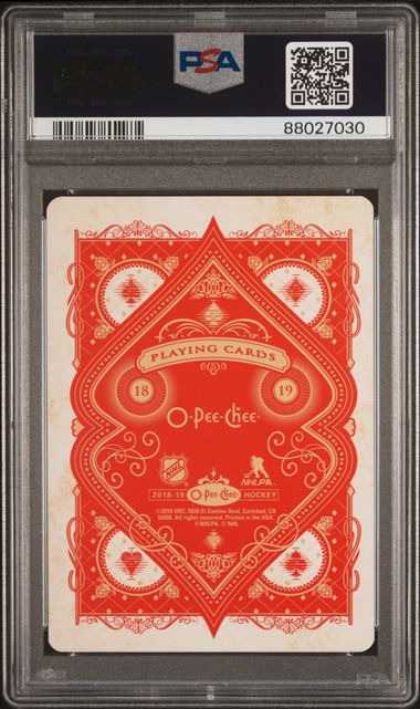 2018 O-Pee-Chee - Playing Cards - J-Diamond - Steven Stamkos - PSA10 - Ice Hockey - Lightning - drop