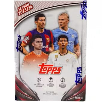 2023/24 Topps UEFA Club Competitions Soccer 7-Pack Blaster Box - Sealed Wax