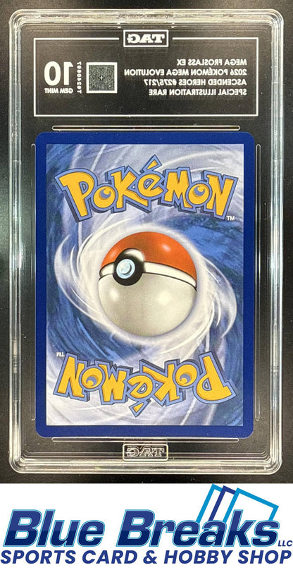 2026 Pokemon Ascended Heroes Mega Froslass ex #275/217 Special Illustration Rare TAG 10