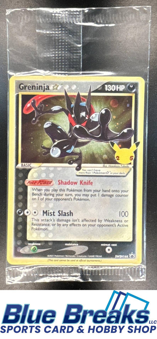 Pokemon Sword & Shield Black Star Promos Greninja #SWSH144 a Gold 2021