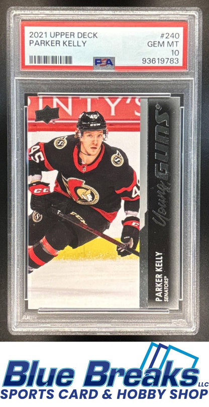 2001 Upper Deck Parker Kelly PSA 10 #240 Ice Hockey Senators