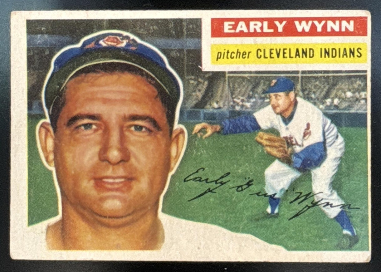 1956 Topps - Early Wynn [RC] #187 Cleveland Indians