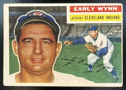 1956 Topps - Early Wynn [RC] #187 Cleveland Indians