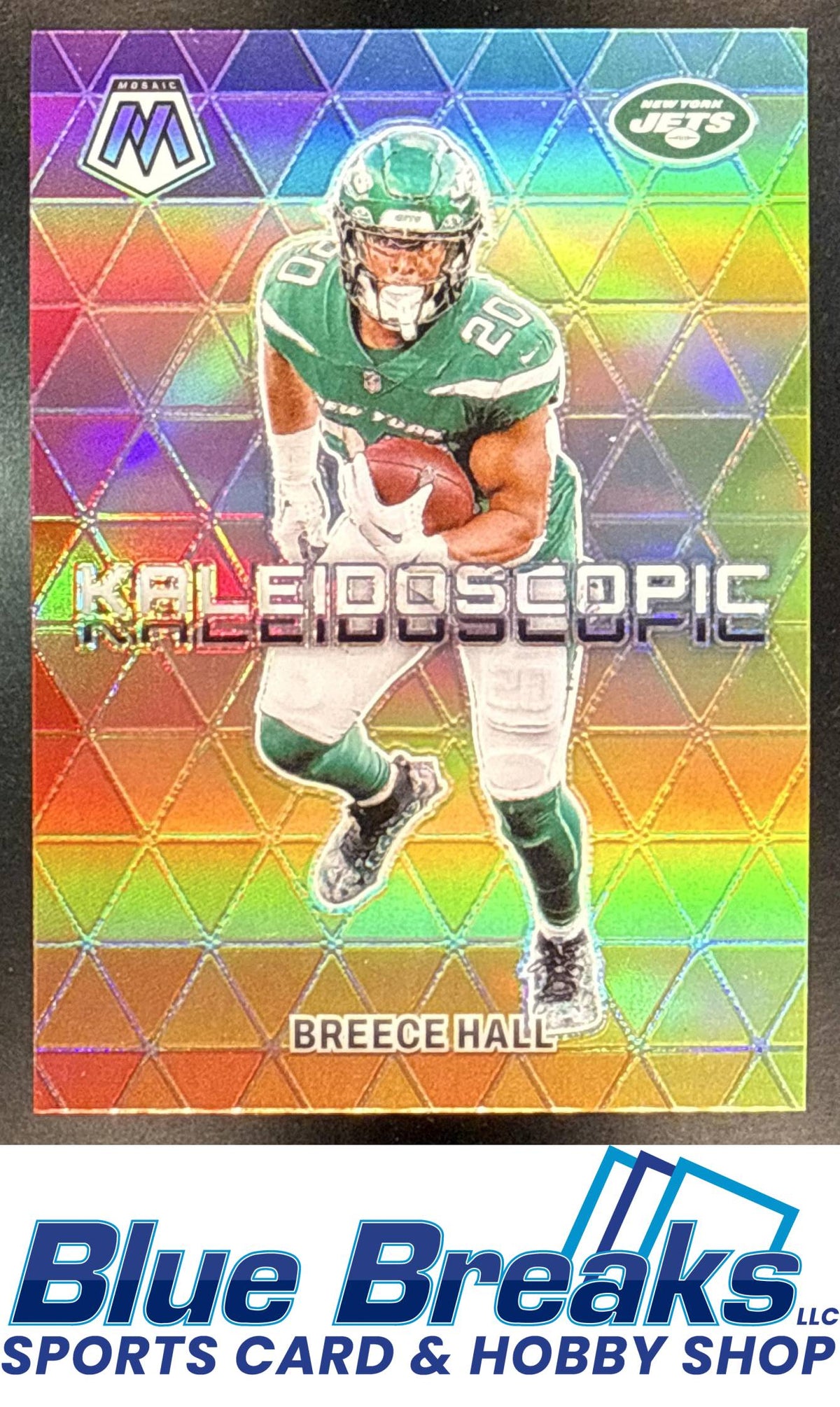 2024 Panini Mosaic Kaleidoscopic Breece Hall [RC] #12 New York Jets