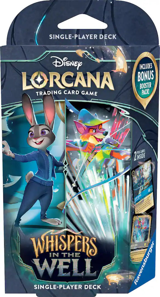 Disney Lorcana - Whispers in the Well - Starter Deck - Judy Hopps & Robin Hood