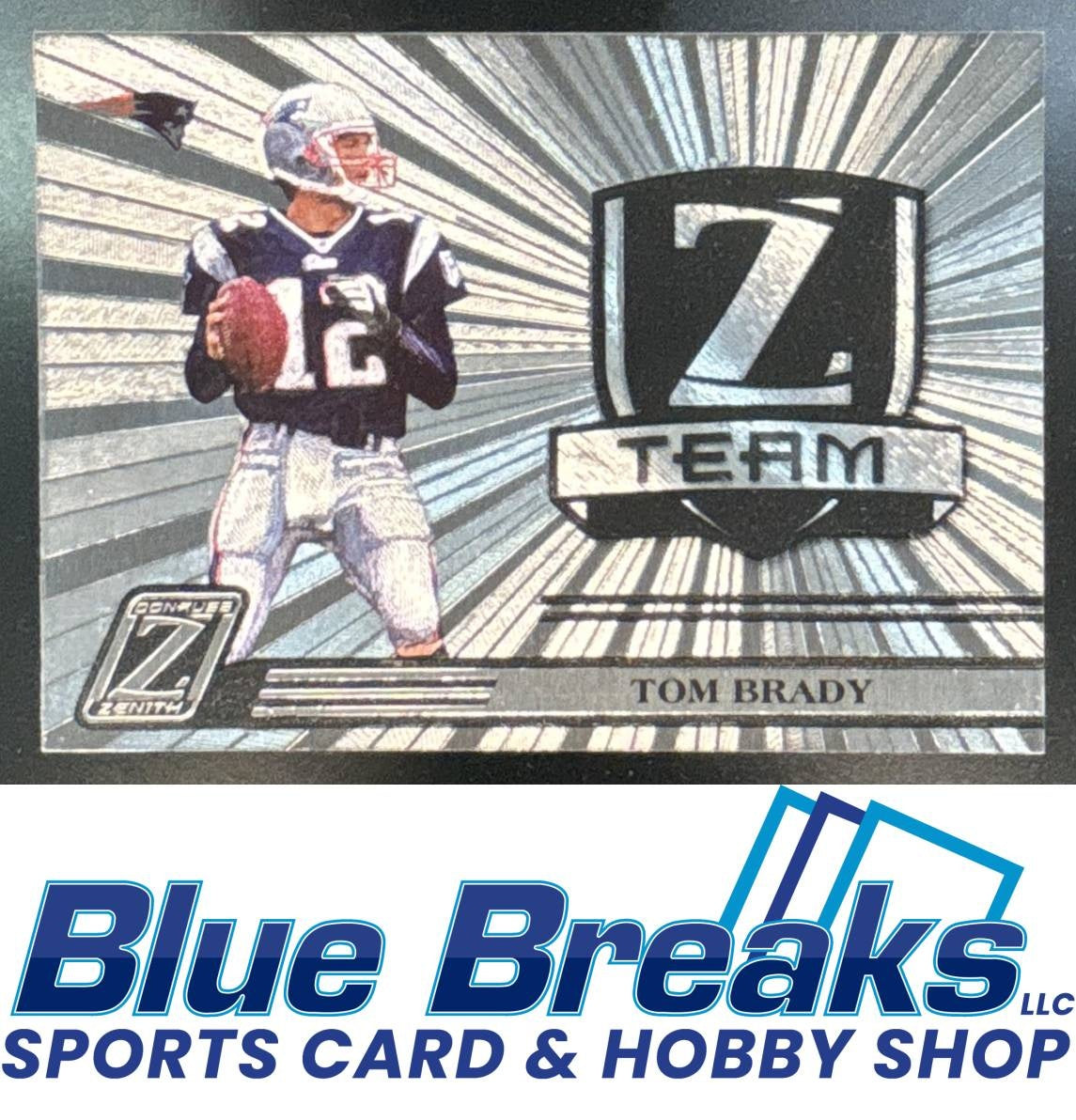 2005 Donruss Zenith Z Team Silver Tom Brady [RC] #ZT-17 New England Patriots