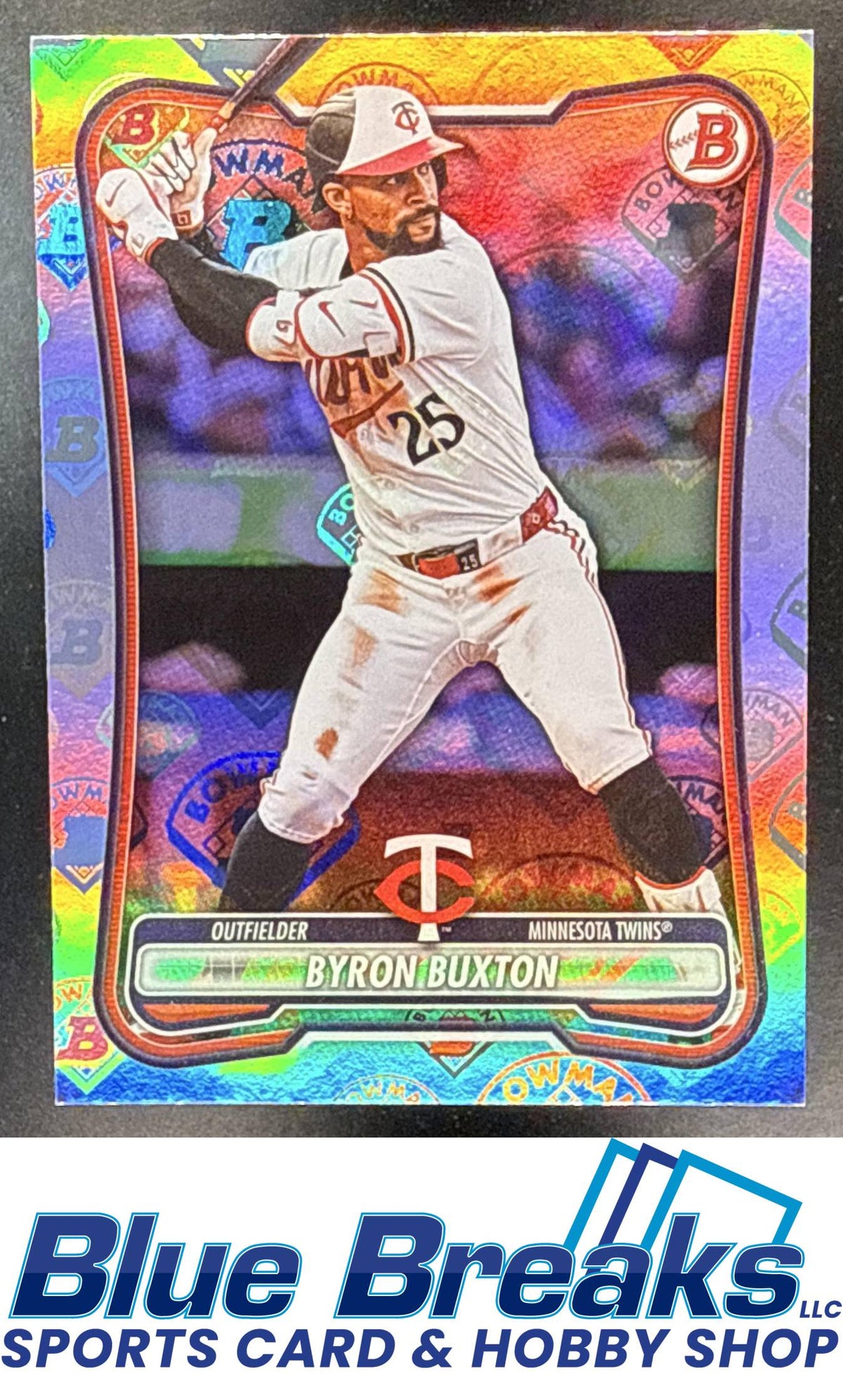 2026 Bowman Logo Pattern Byron Buxton [RC] #94 Minnesota Twins