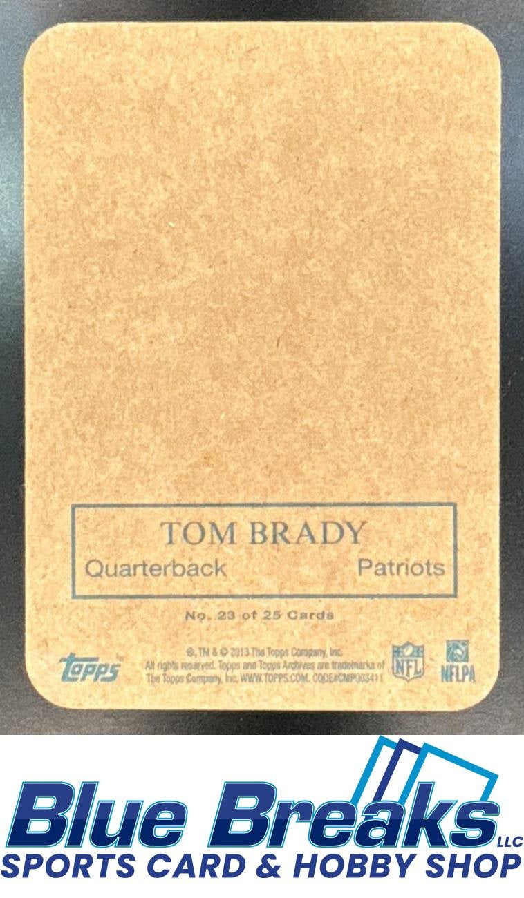 2013 Topps Archives 1970 Glossy Tom Brady #23 New England Patriots