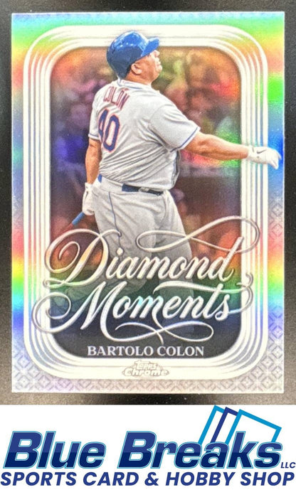 2026 Topps Chrome Diamond Moments Bartolo Colon [RC] #DM-43 New York Mets