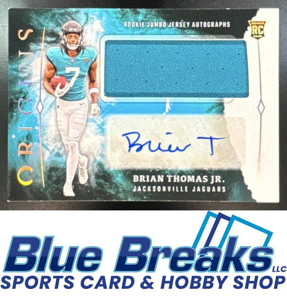 2024 Panini Origins RC Jumbo Jersey Auto Brian Thomas Jr. #RJA-BTH Jaguars