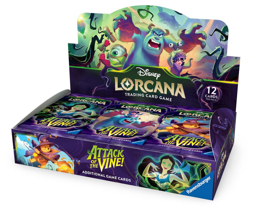 Lorcana Attack of the Vine Booster Box - Sealed Wax