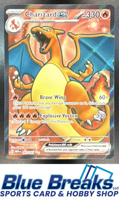 2023 Pokemon SV 151 Charizard ex #183/165 Ultra Rare