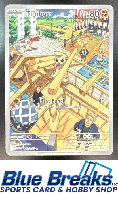 2024 Pokemon Twilight Masquerade Timburr #183/167