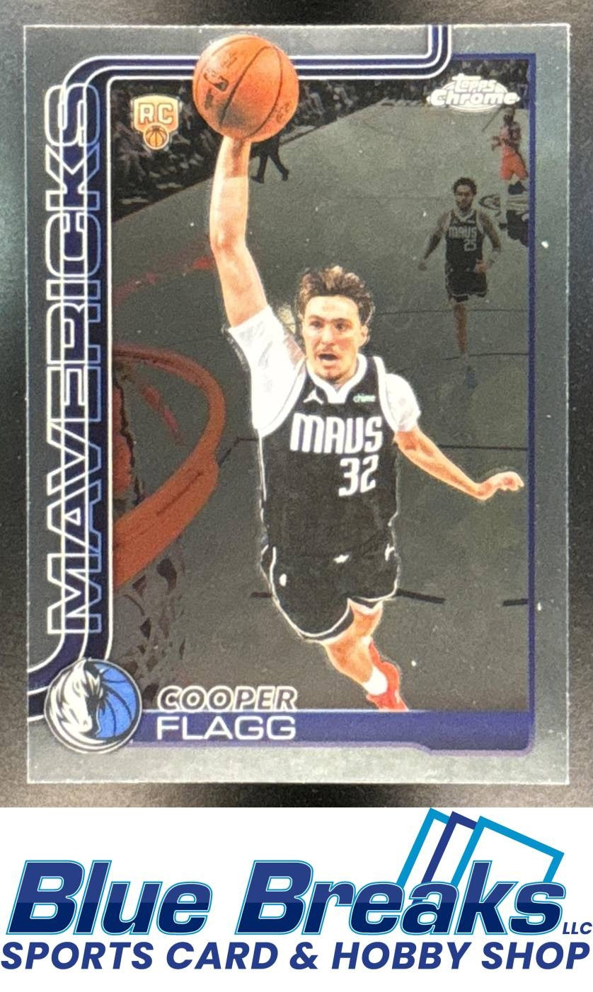 2025-26 Topps Chrome Update Cooper Flagg RC Rookie #151 b Dallas Mavericks
