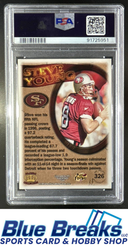 1997 Pacific Philadelphia Steve Young #326 PSA 9 San Francisco 49ers