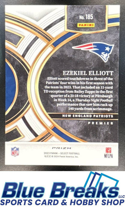 2023 Panini Select Ezekiel Elliott #185 Disco Gold Prizms 08/10 Premier Level