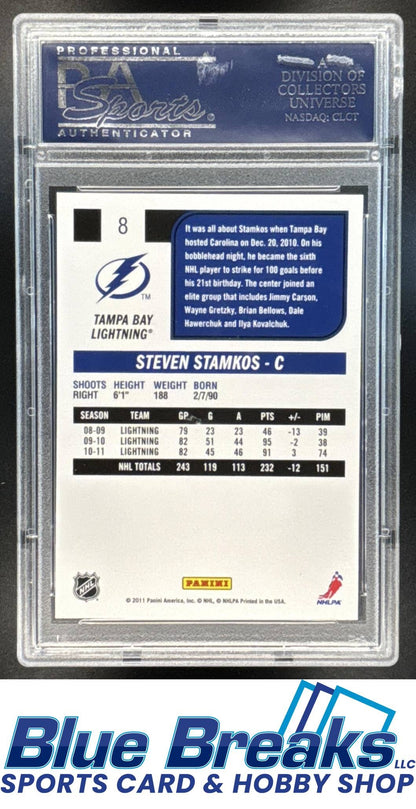 2011-12 Panini Score Steven Stamkos [RC] #8 PSA 10 Tampa Bay Lightning